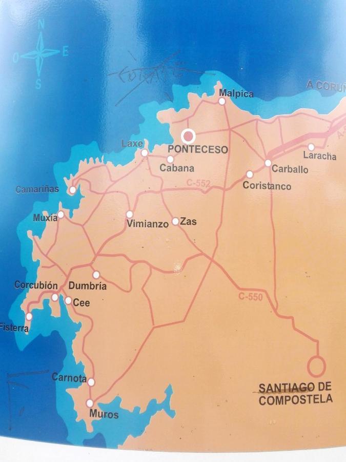 Terra Do Mar Atico Nuevo En Costa Da Morte, Camino De Los Faros Ponteceso Екстериор снимка